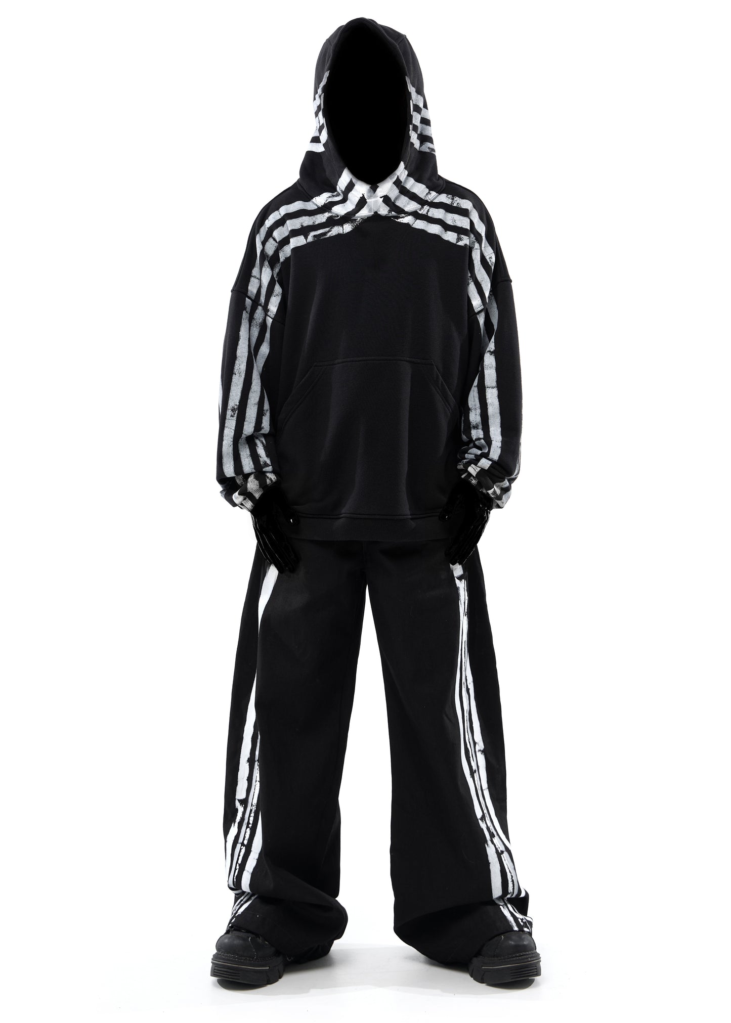 STRIPES OVER HOODIE