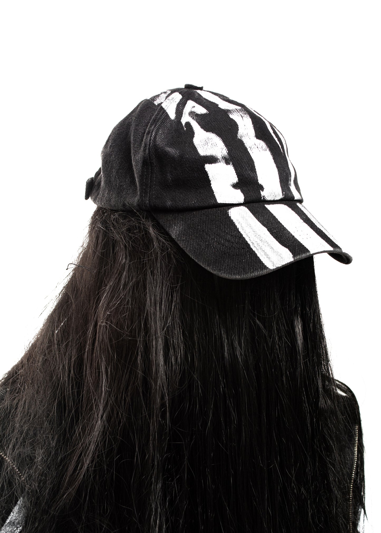 STRIPES DENIM CAP