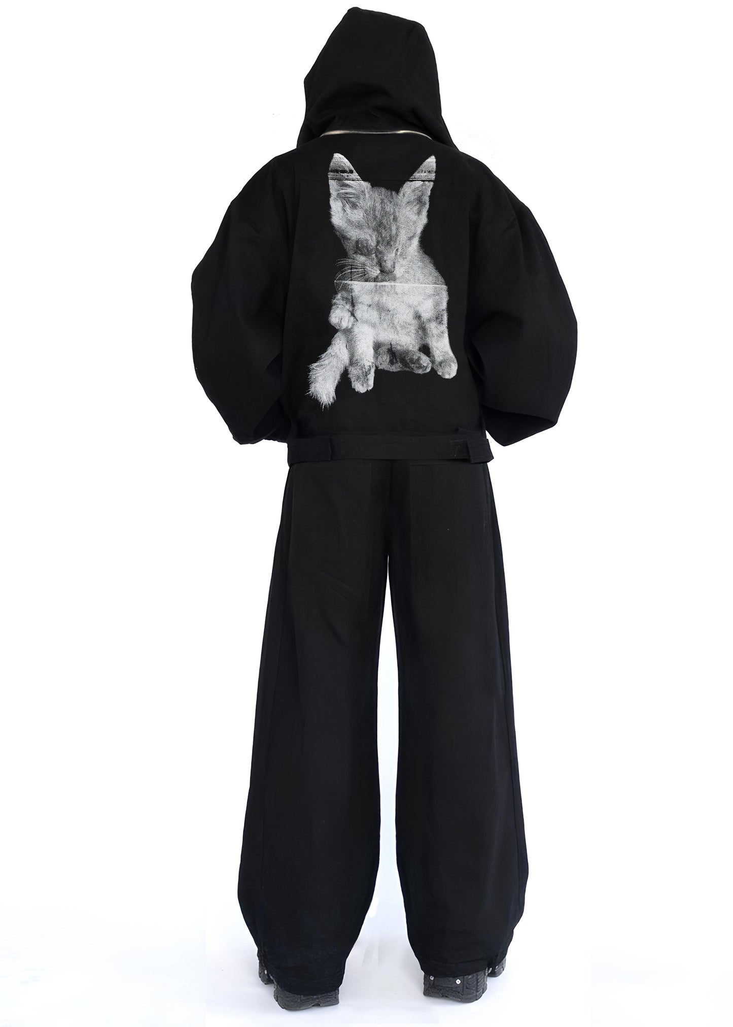 PUSHA HOODED DENIM JACKET