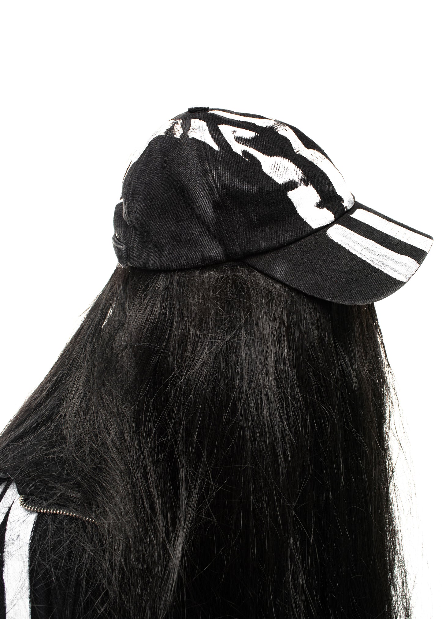 STRIPES DENIM CAP