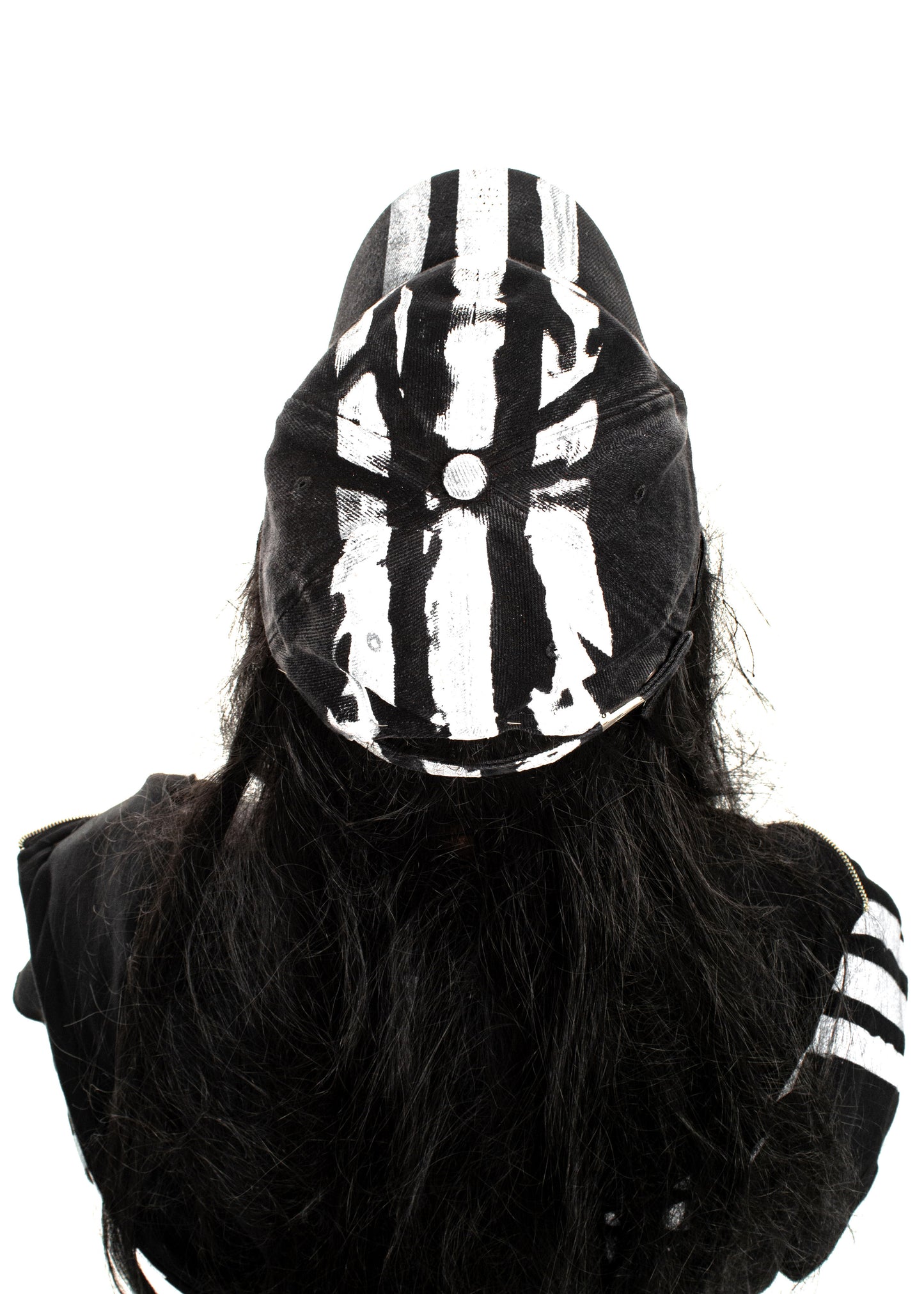 STRIPES DENIM CAP