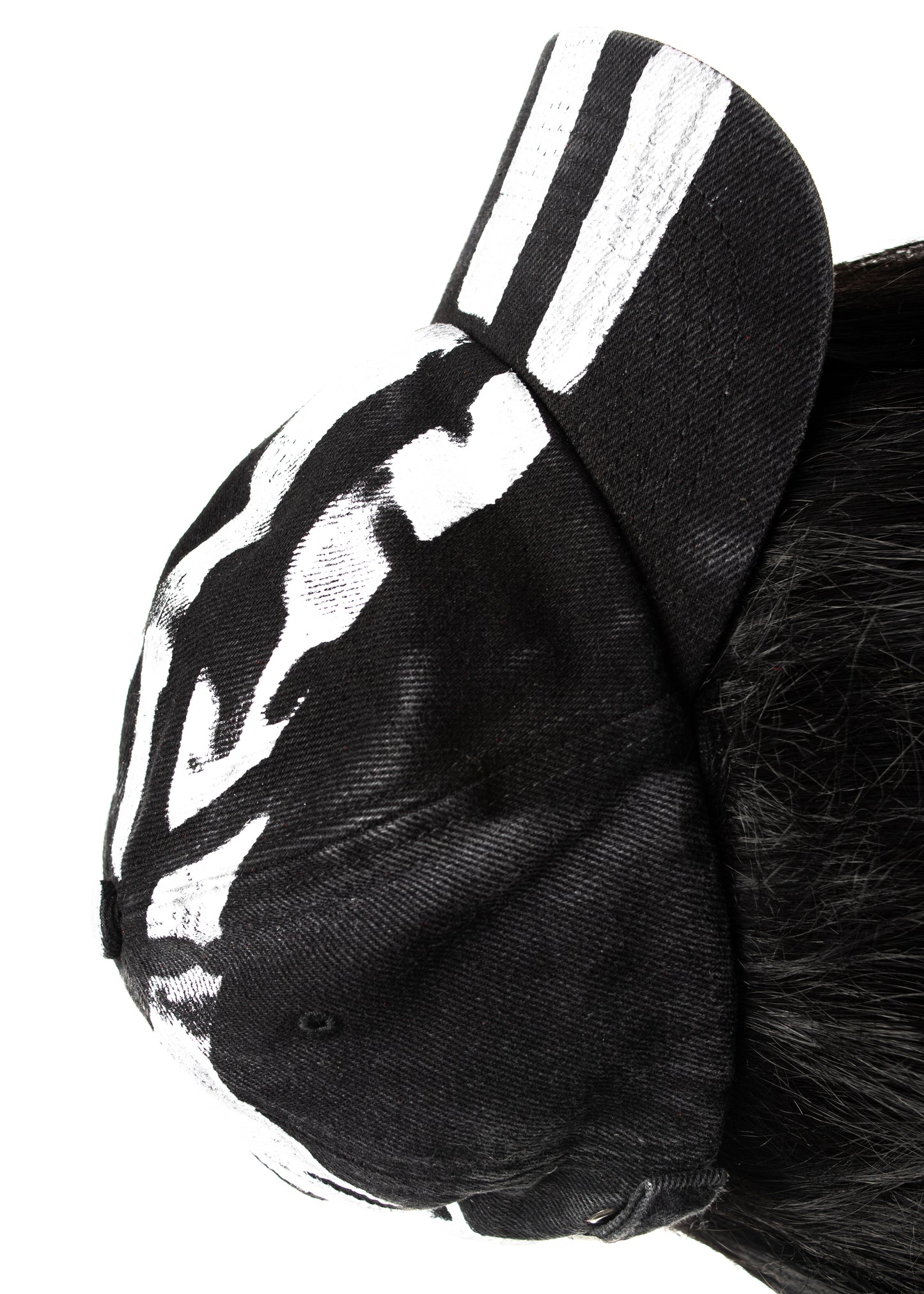 STRIPES DENIM CAP