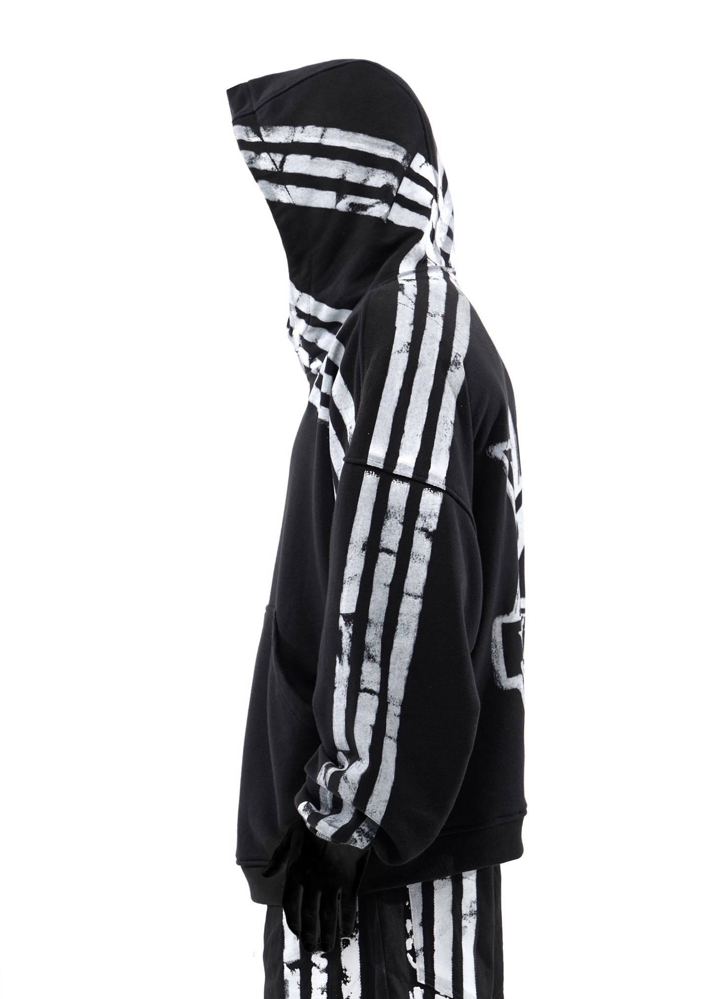 STRIPES OVER HOODIE