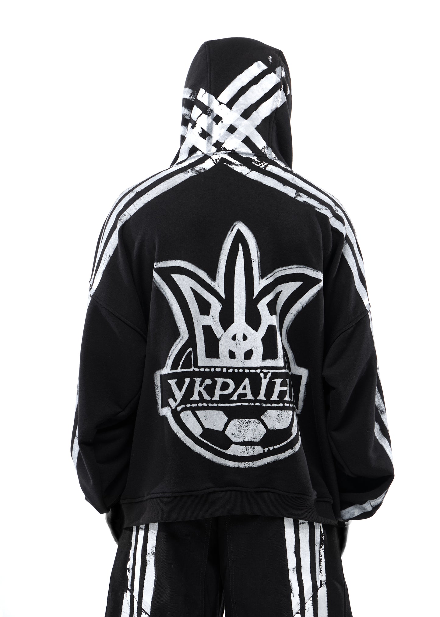 STRIPES OVER HOODIE
