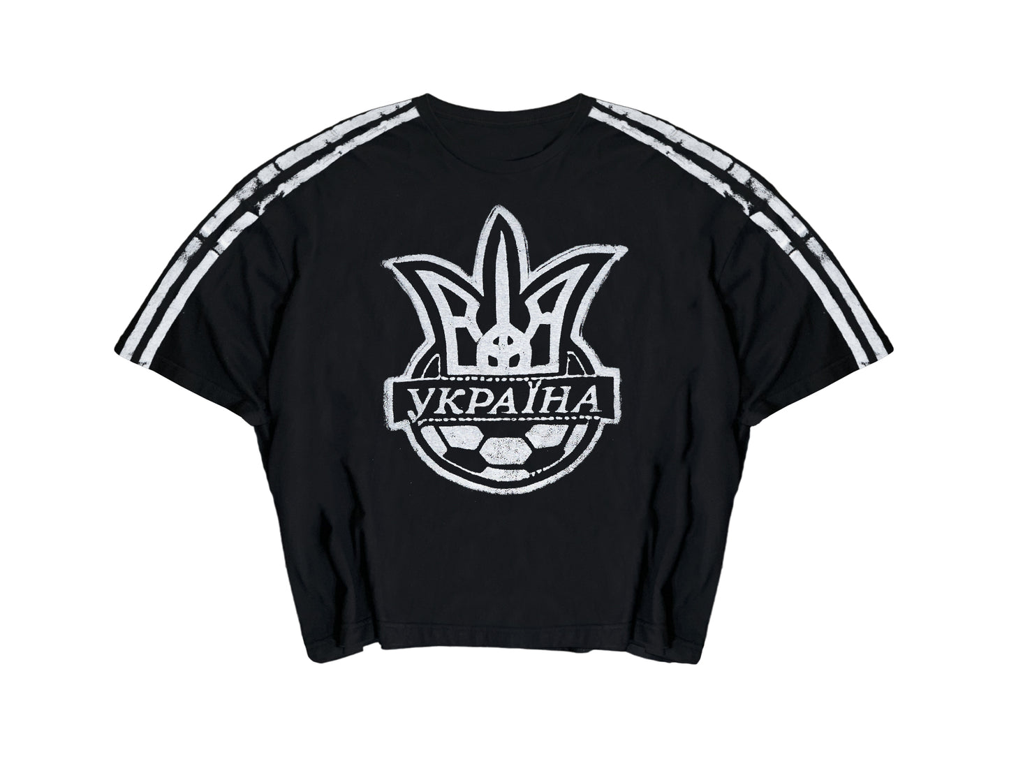 STRIPES BLACK OVER T-SHIRT