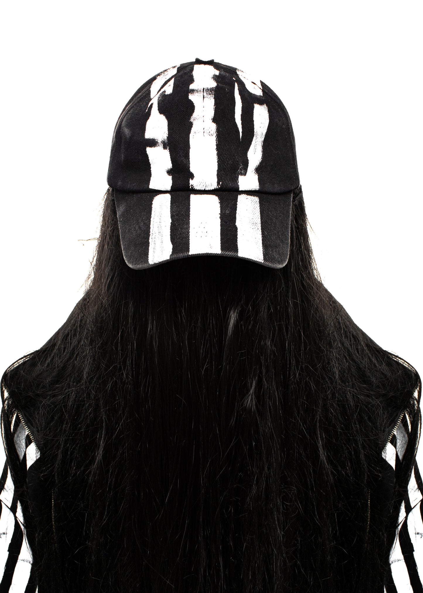 STRIPES DENIM CAP