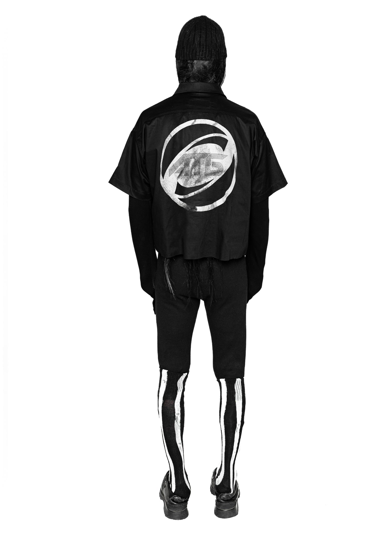 MARKET BLACK ZIP SHIRT