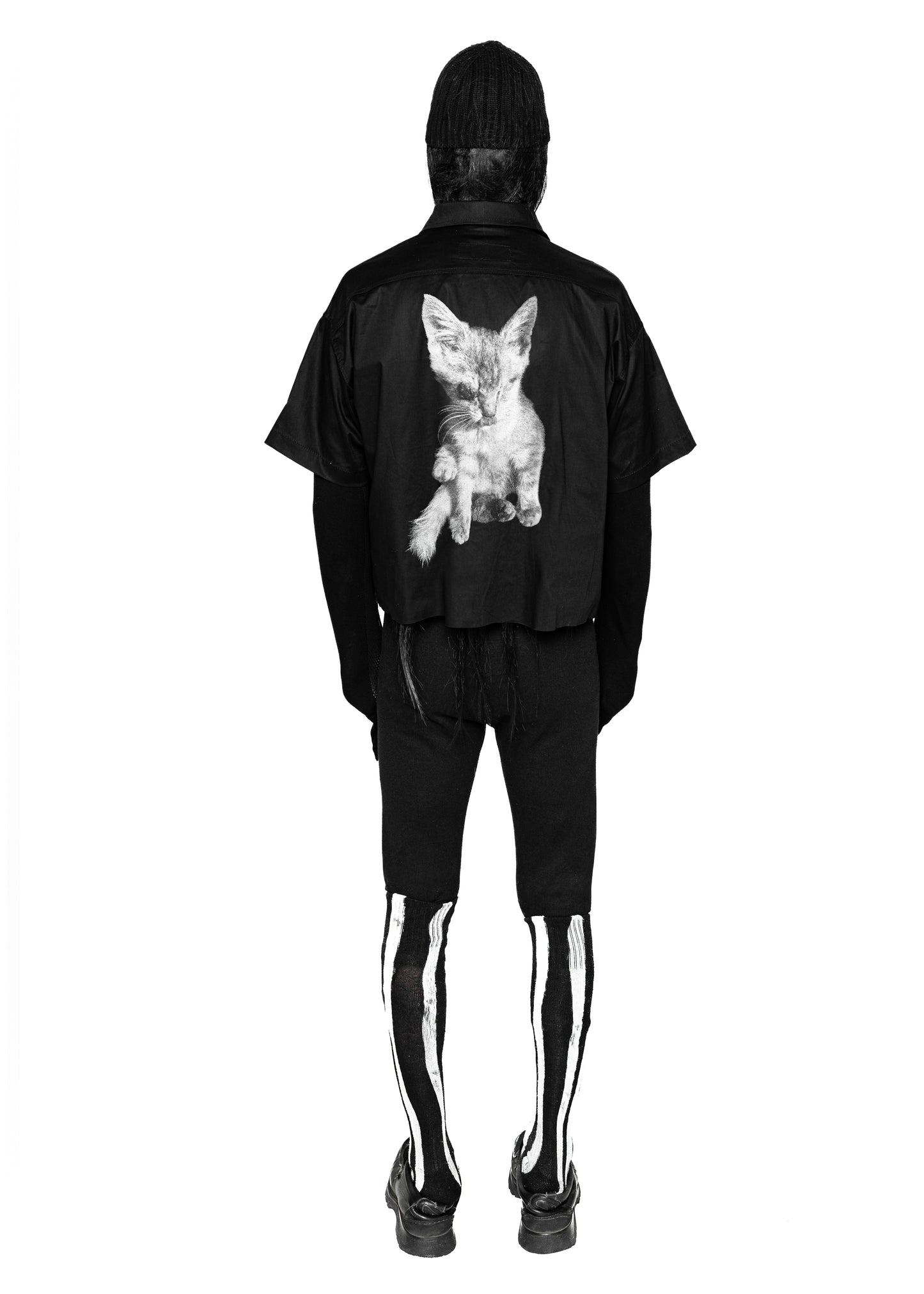 PUSHA BLACK ZIP SHIRT