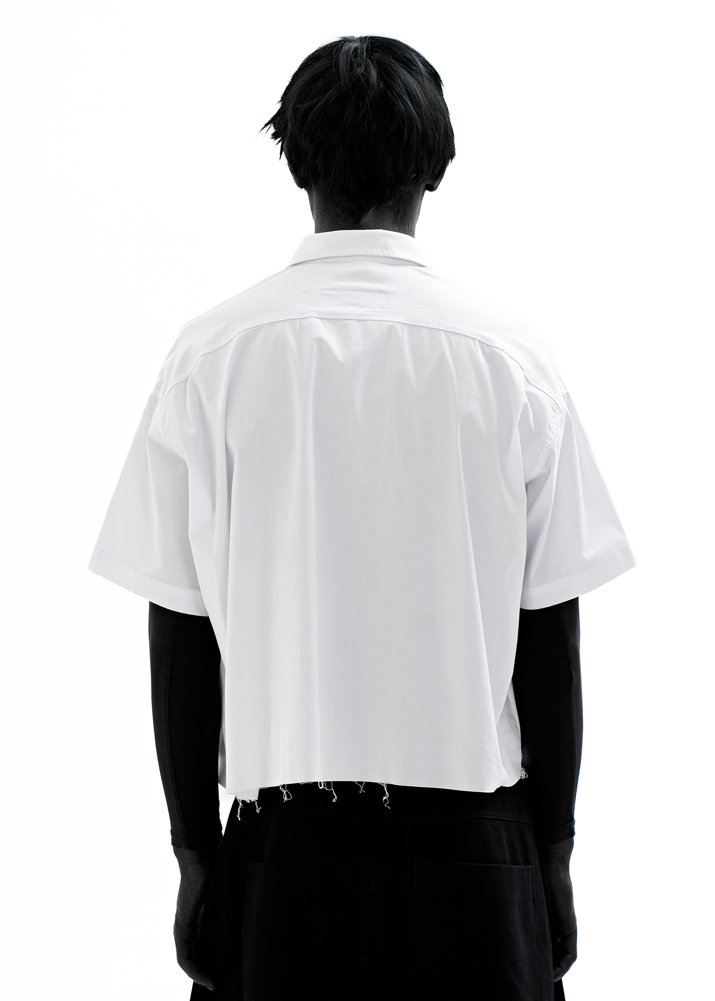WHITE ZIP SHIRT