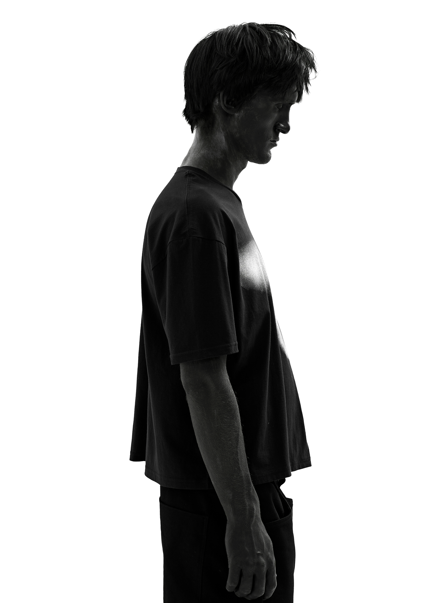 STAIN BLACK T-SHIRT