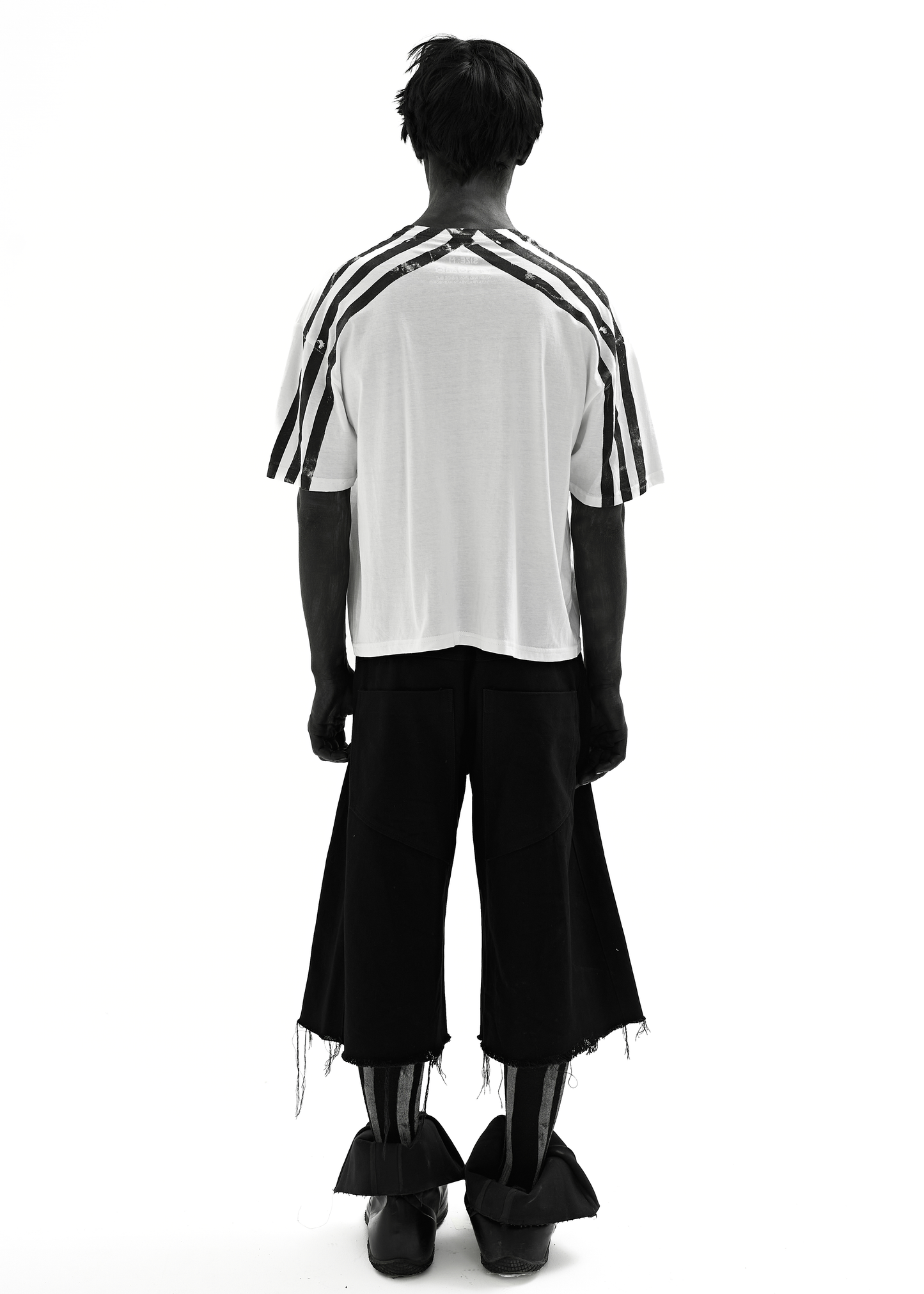 DOUBLE STRIPES WHITE T-SHIRT