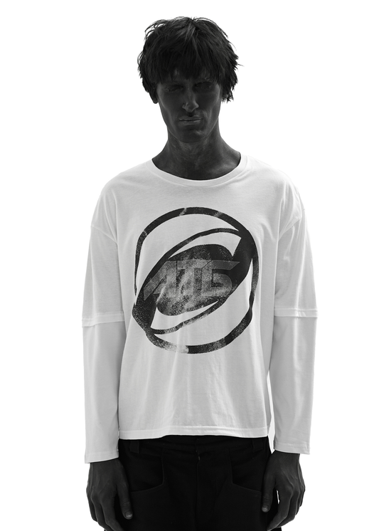 MARKET WHITE LONG-SLEEVED T-SHIRT