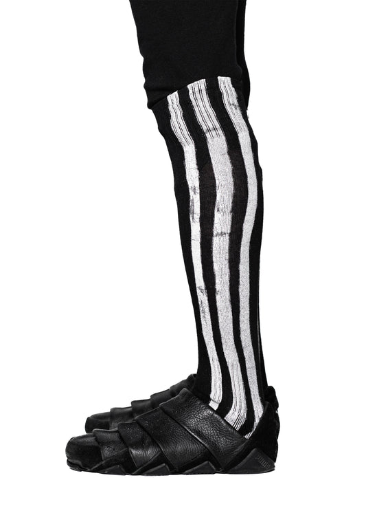 STRIPES BLACK SOCKS