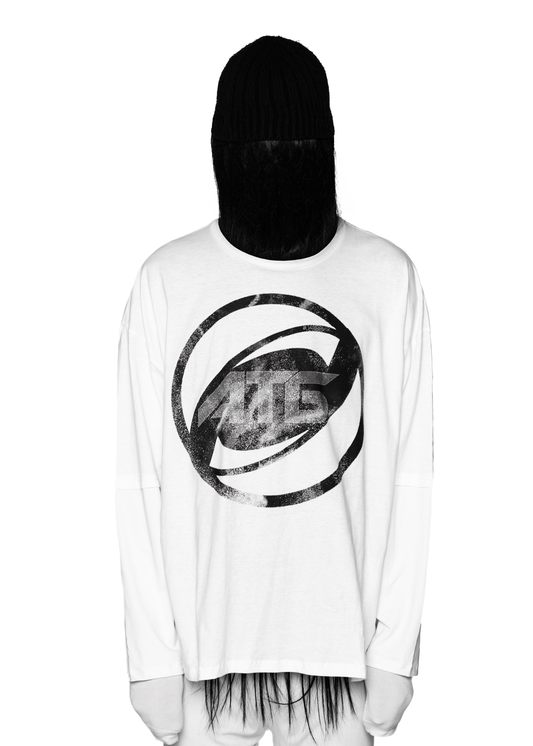 MARKET WHITE LONG-SLEEVED T-SHIRT