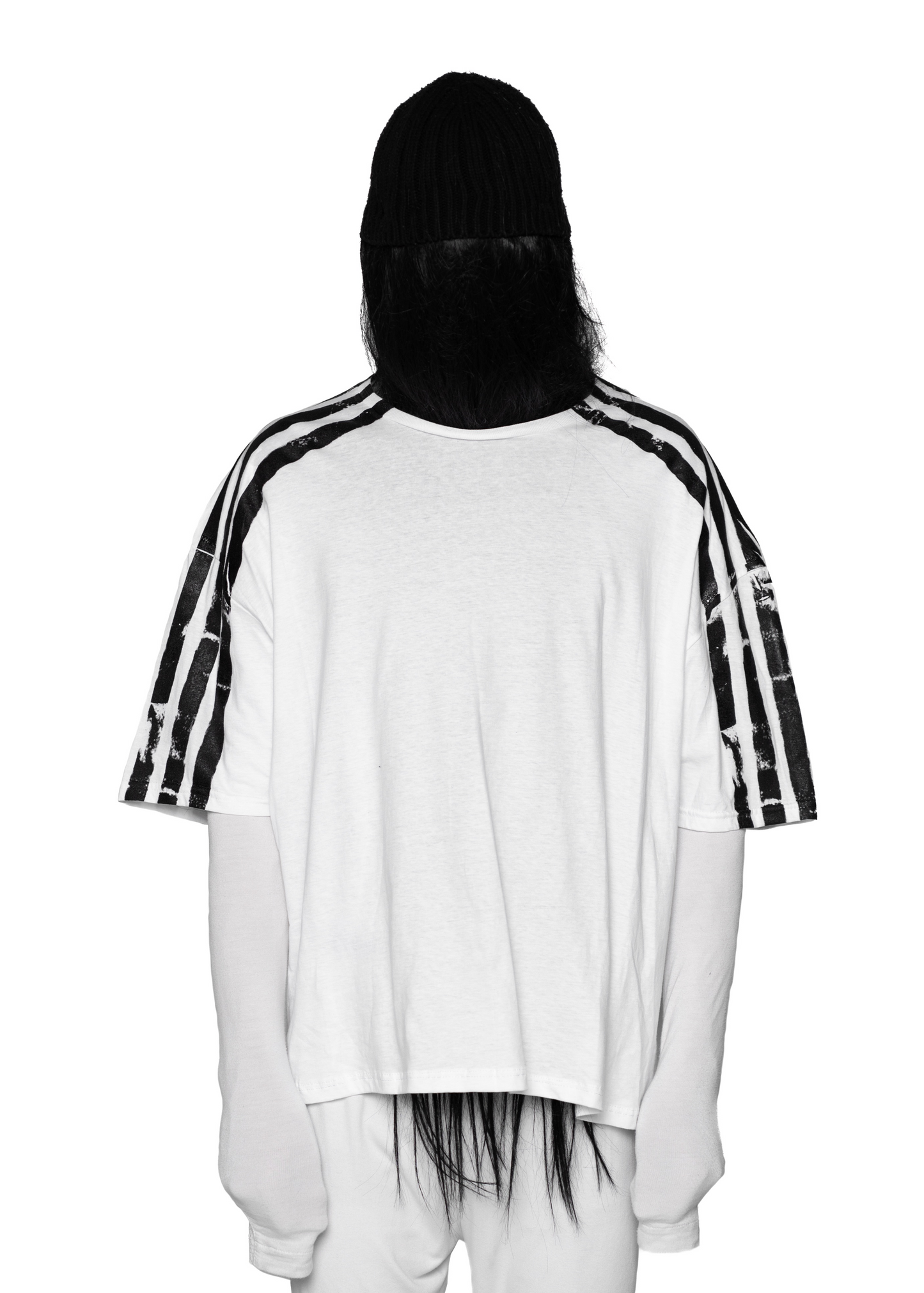 DOUBLE STRIPES WHITE T-SHIRT