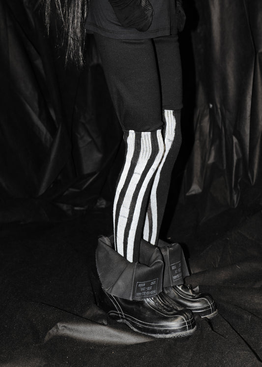 STRIPES BLACK SOCKS