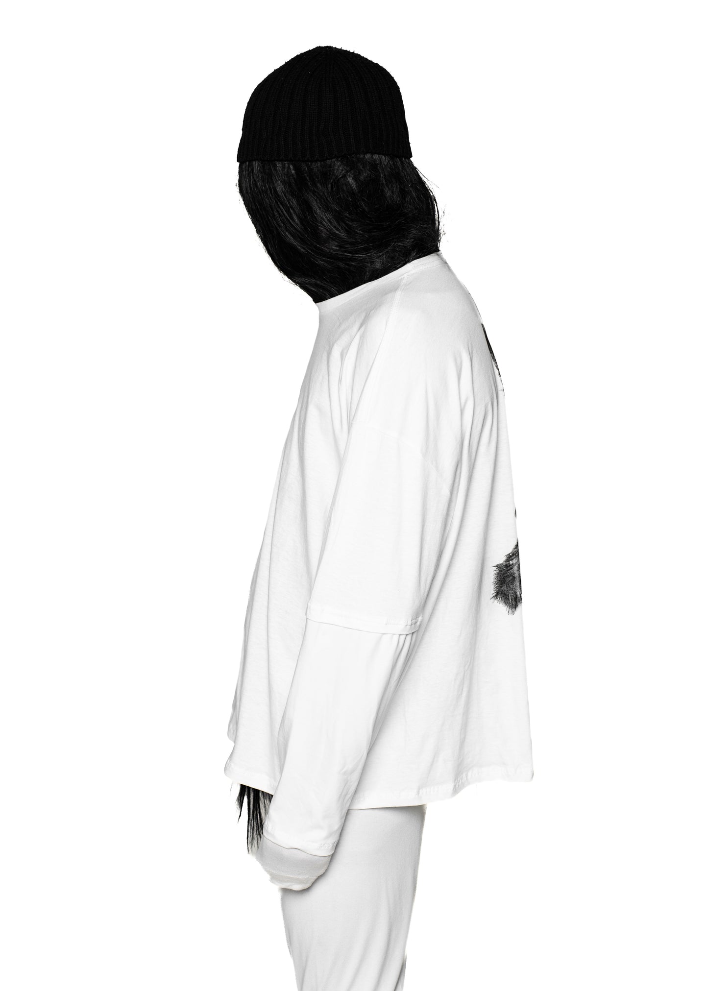 PUSHA WHITE LONG-SLEEVED T-SHIRT